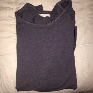A thin purple long sleeve